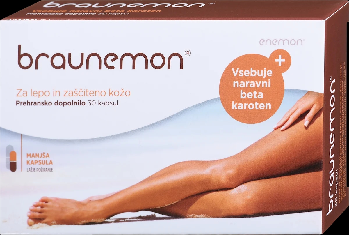 Braunemon Za lepo in zaščiteno kožo 30 kapsul - Akcija v trgovini Dm