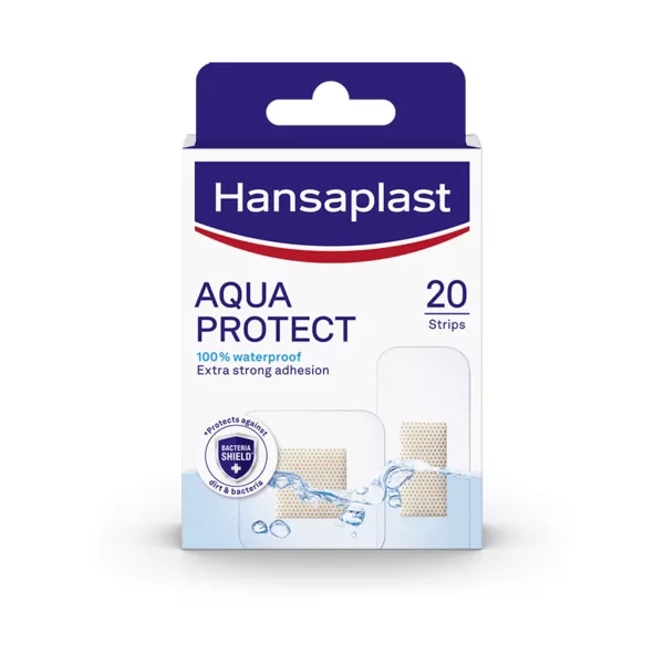 Hansaplast Aqua Protect vodoodporni obliži 20 kosov - Akcija v trgovini Dm