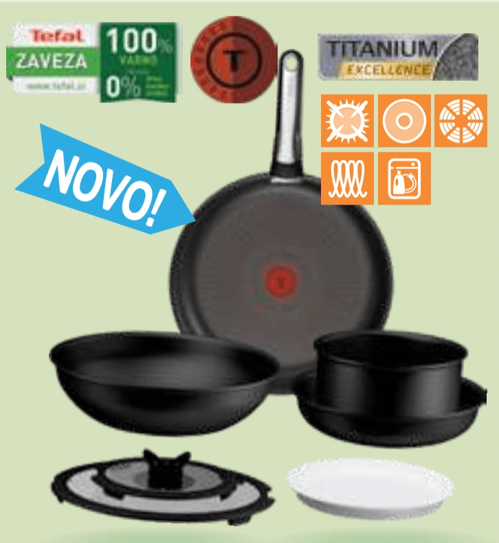 Tefal Set posode 8/1 8/1 - Akcija v trgovini E.Leclerc