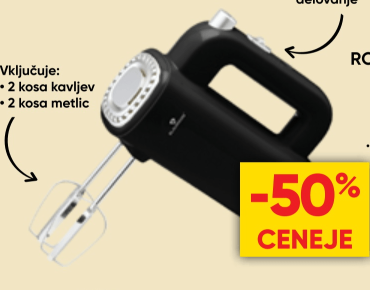 Ročni mešalnik BLAUMANN - Akcija u trgovini Tuš