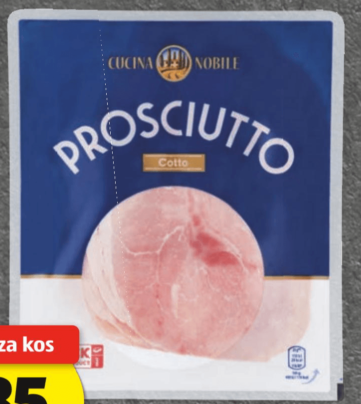 Cucina Nobile Kuhan pršut 120 g - Akcija v trgovini Hofer
