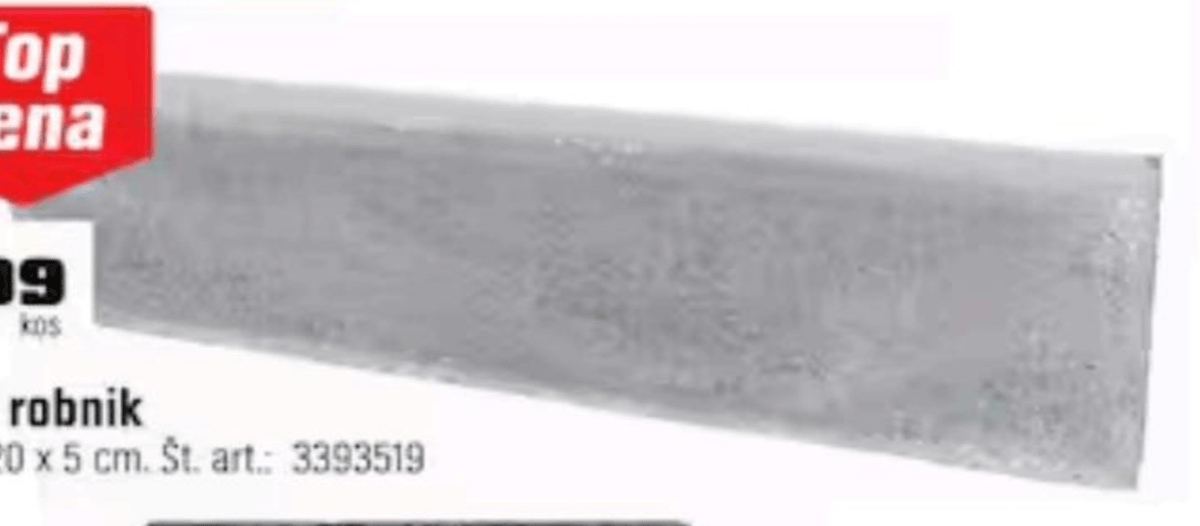 Vrtni robnik - Akcija v trgovini Obi