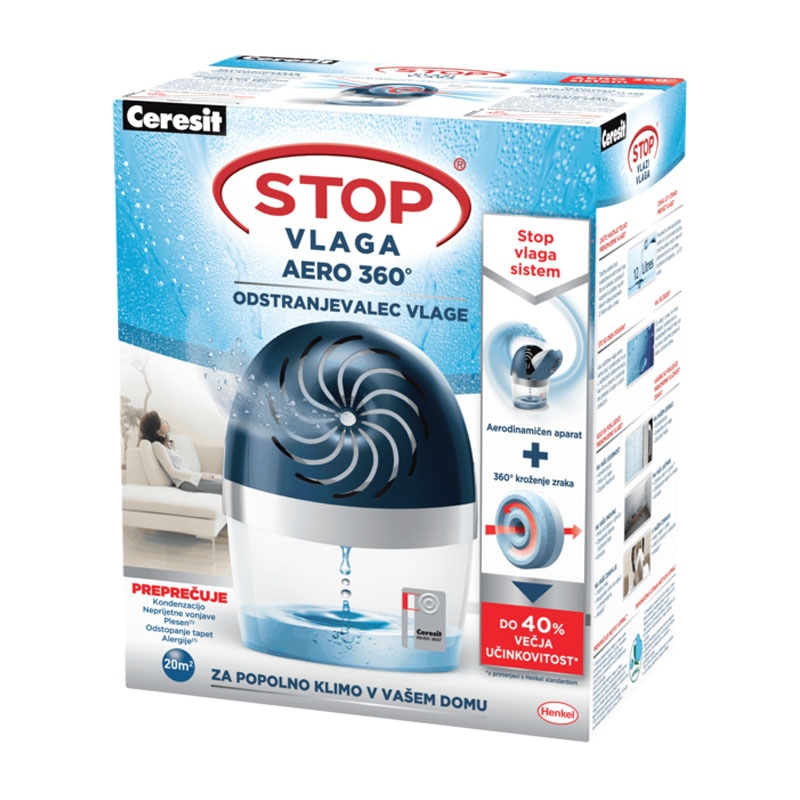 Odstranjevalec vlage 'Aero 360°' Ceresit - Akcija v trgovini Bauhaus
