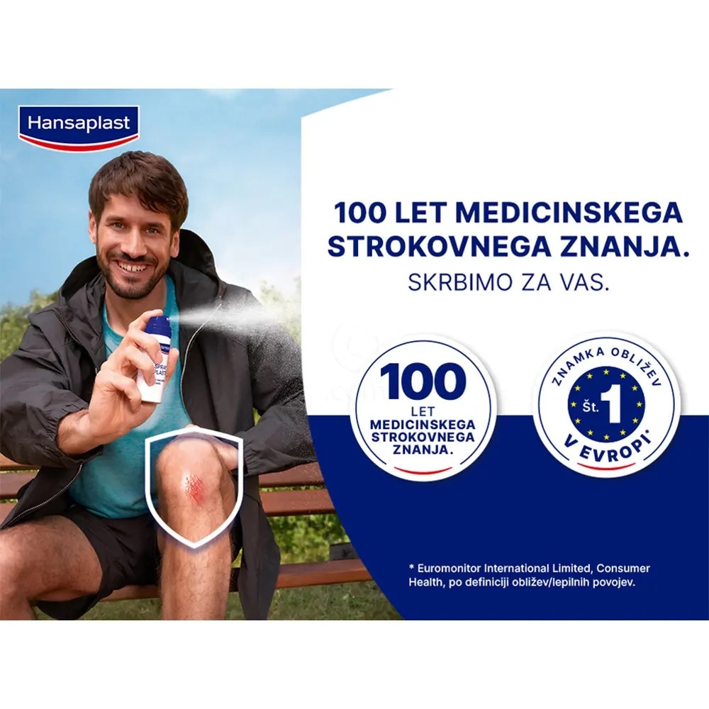 Hansaplast Second Skin Protection obliž v spreju 40 ml Akcija v trgovini Dm
