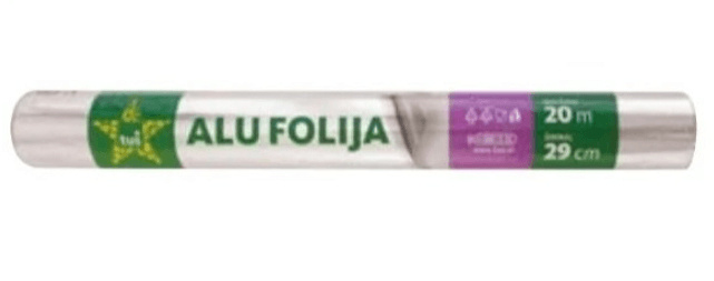 Alu folija Tuš 20 m x 29 cm - Akcija v trgovini Tuš
