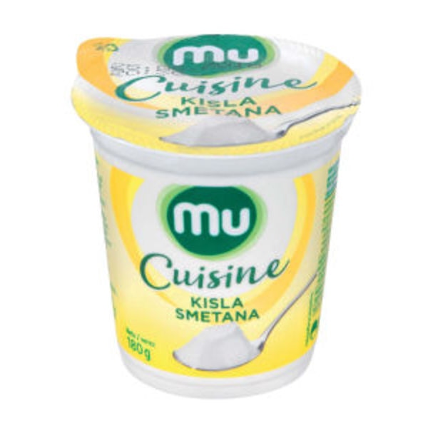 Kisla smetana Mu Cuisine 180 g - Akcija v trgovini Spar