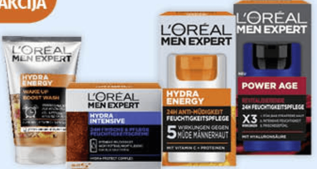 L'Oréal Men Expert Hydra Energy 24H Anti-Müdigkeit Feuchtigkeitspflege - Akcija v trgovini Mueller