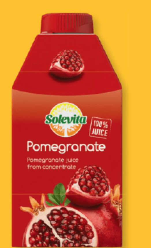 Solevita Sok granatnega jabolka 500 ml - Akcija u trgovini Lidl