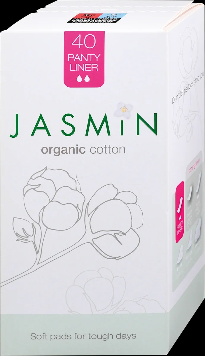 Jasmin Organic Cotton organski bombažni ščitniki perila 40 kosov Akcija v trgovini Dm
