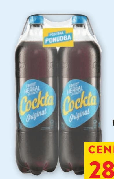 Gazirani napitek Cockta 2 x 1,5 l - Akcija v trgovini Spar