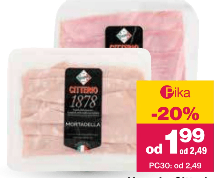 Narezka Citterio 100 g - Akcija v trgovini Mercator