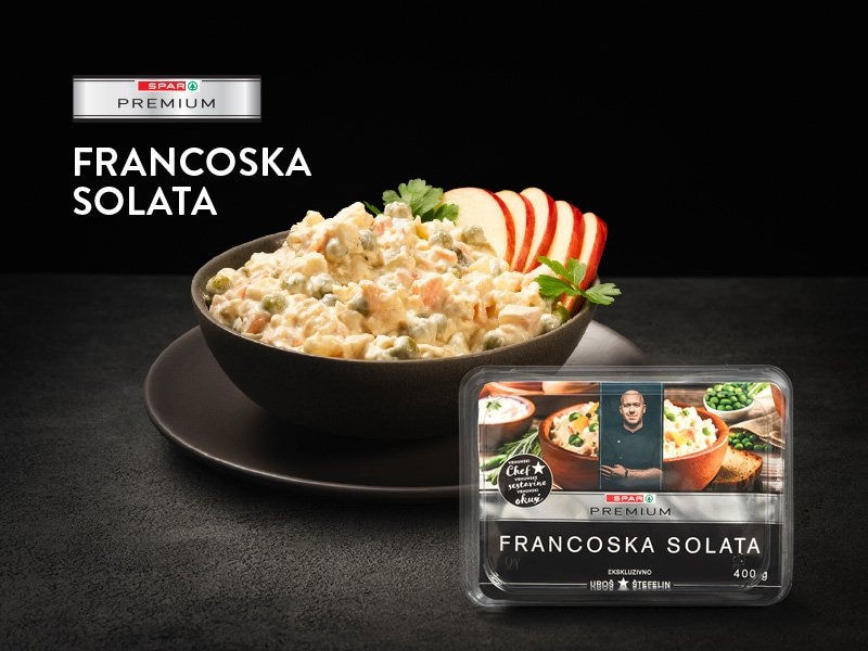 Francoska solata z dimljeno postrvjo 400 g SPAR PREMIUM - Akcija v trgovini Spar
