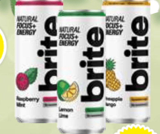 Rastlinska energijska pijača Brite 0,33 l - Akcija v trgovini E.Leclerc