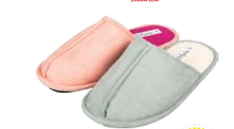 Ženski copati - Akcija v trgovini E.Leclerc