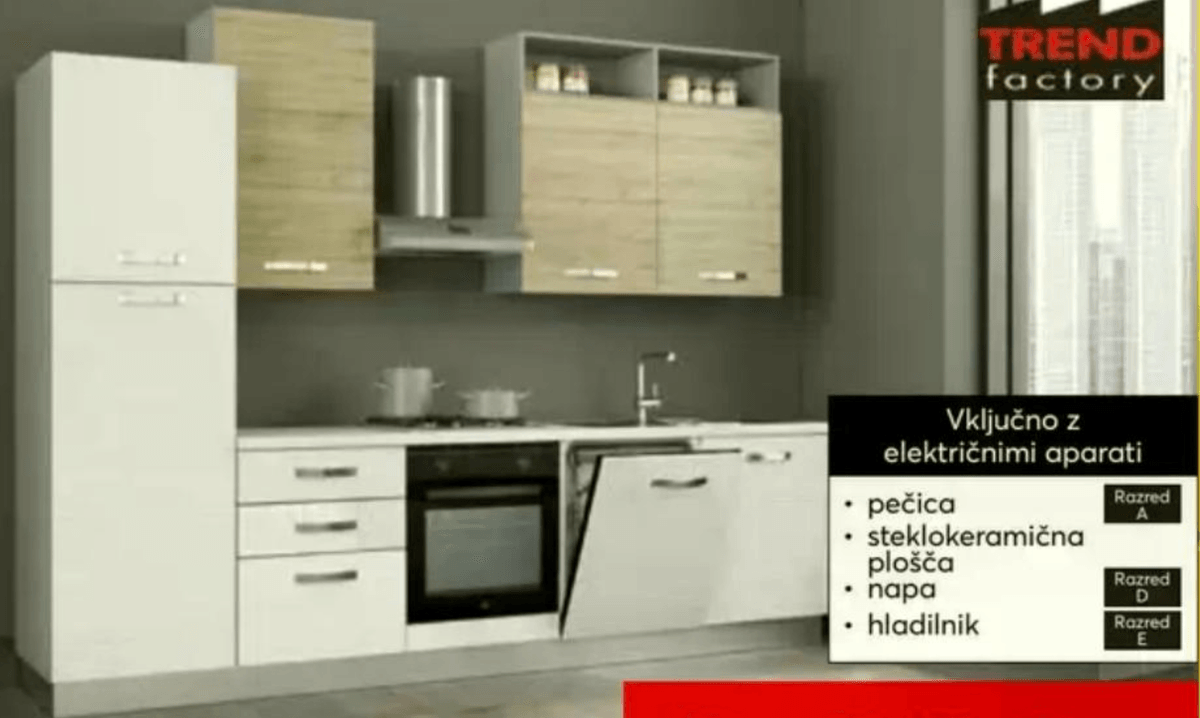 Trend Factory Kuhinja - Akcija v trgovini Dipo