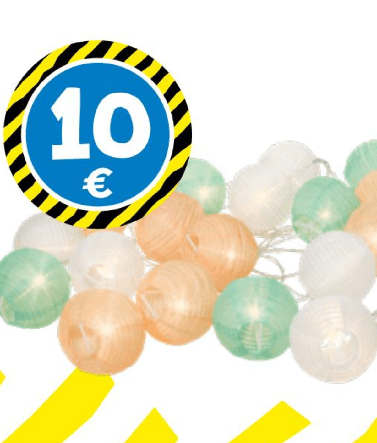 LED-solarna veriga luči - Akcija v trgovini Tedi