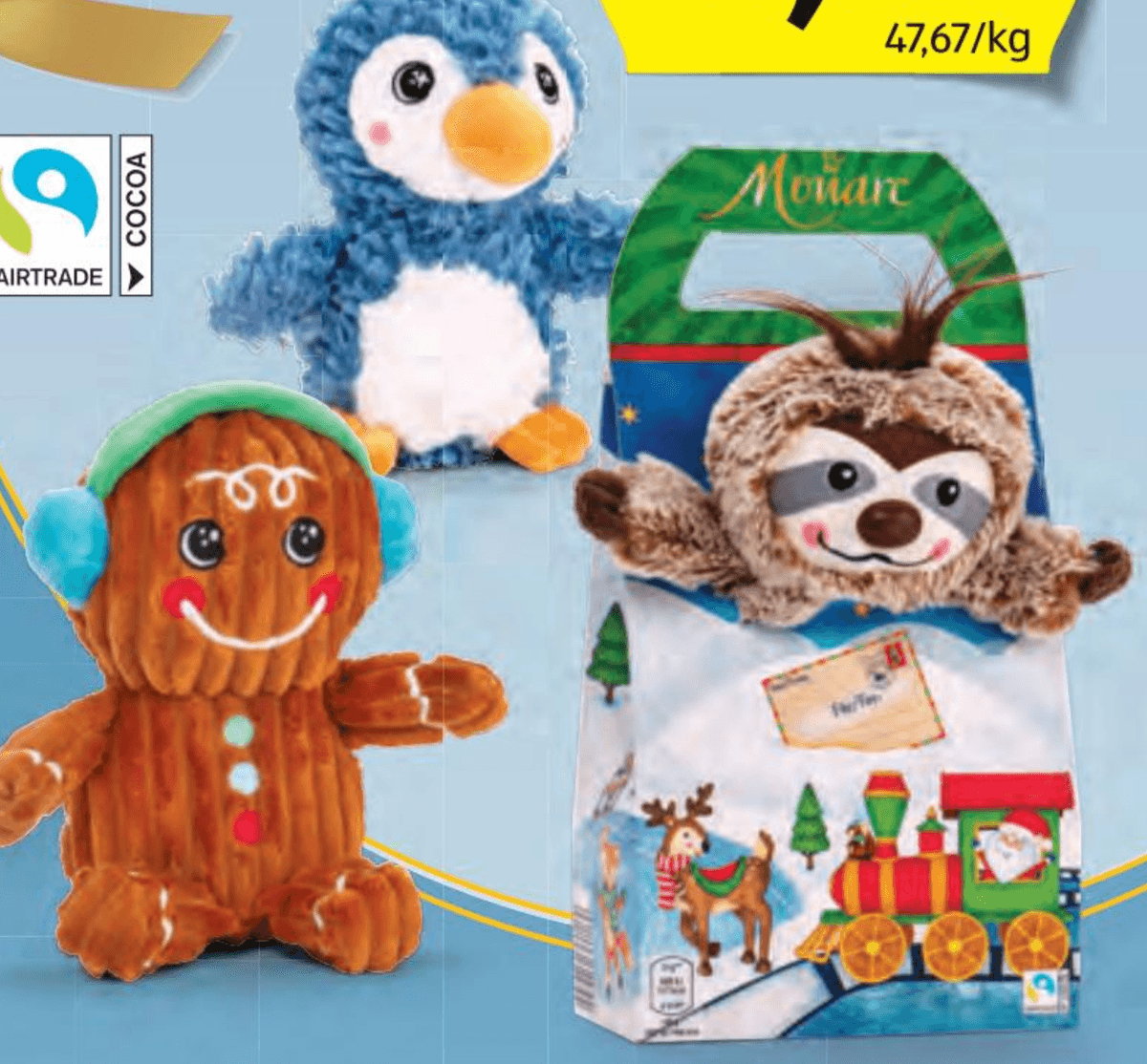 Monarc Plišasta igrača s čokolado 129 g - Akcija v trgovini Hofer