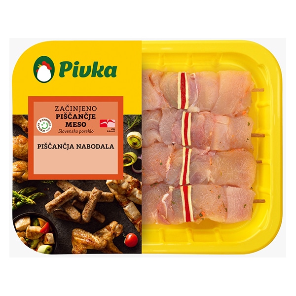 Piščančja nabodala Pivka 400 g - Akcija v trgovini Mercator