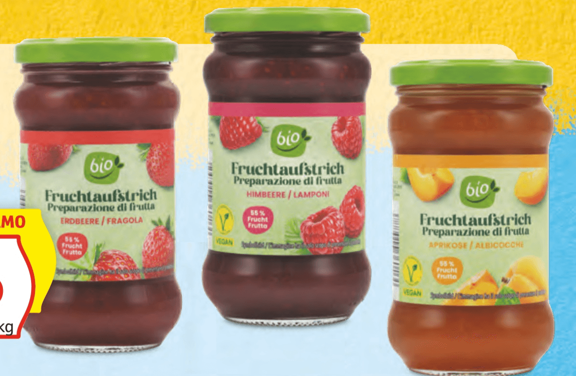 Bio Džem Erdbeere 340 g - Akcija v trgovini Hofer
