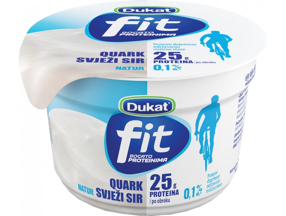 Quark Dukat Fit Naravni 250 g Akcija v trgovini Jager