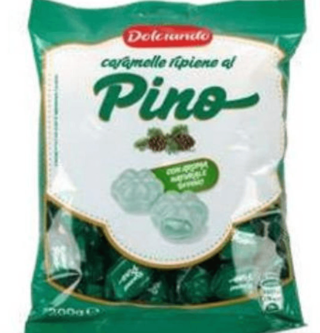 Bonboni z okusom borovih vršičkov 200 g Dolciando - Akcija v trgovini Eurospin