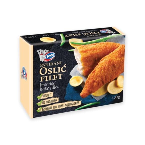 Paniran file osliča Ledo 400 g - Akcija v trgovini Mercator