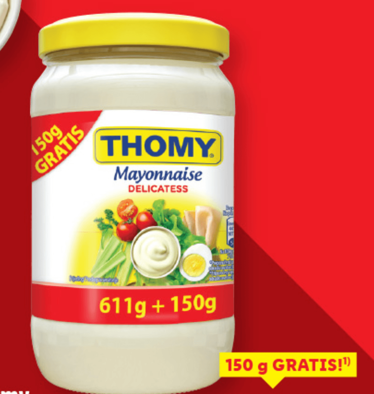 Thomy Delikatesna majoneza 761 g - Akcija v trgovini Lidl
