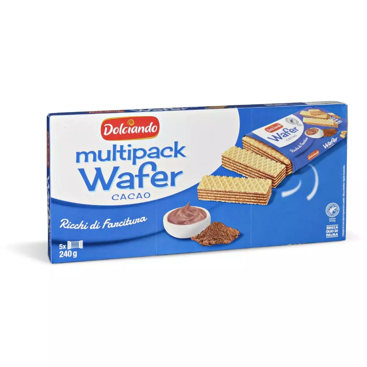 Dolciando multipack Wafer 240 g Akcija v trgovini Eurospin