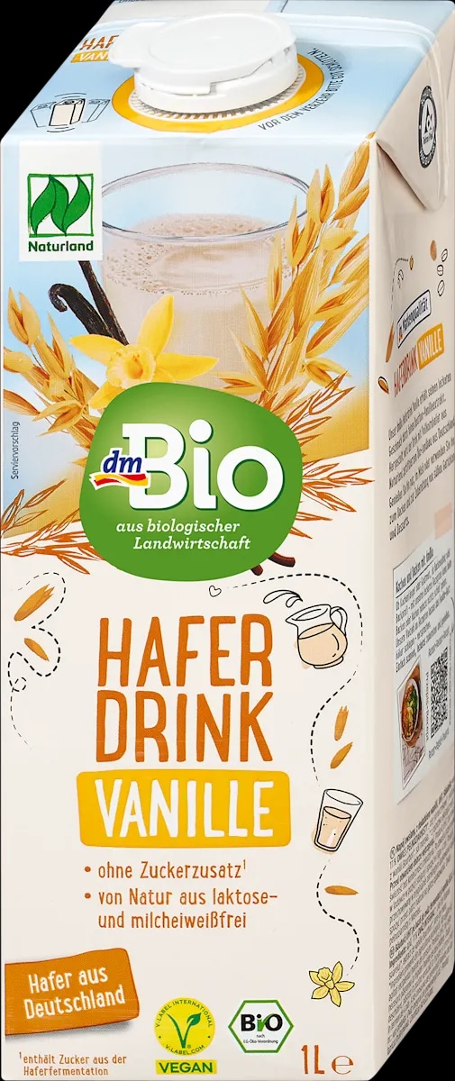 dmBio ovseni napitek z vaniljo 1 l - Akcija v trgovini Dm