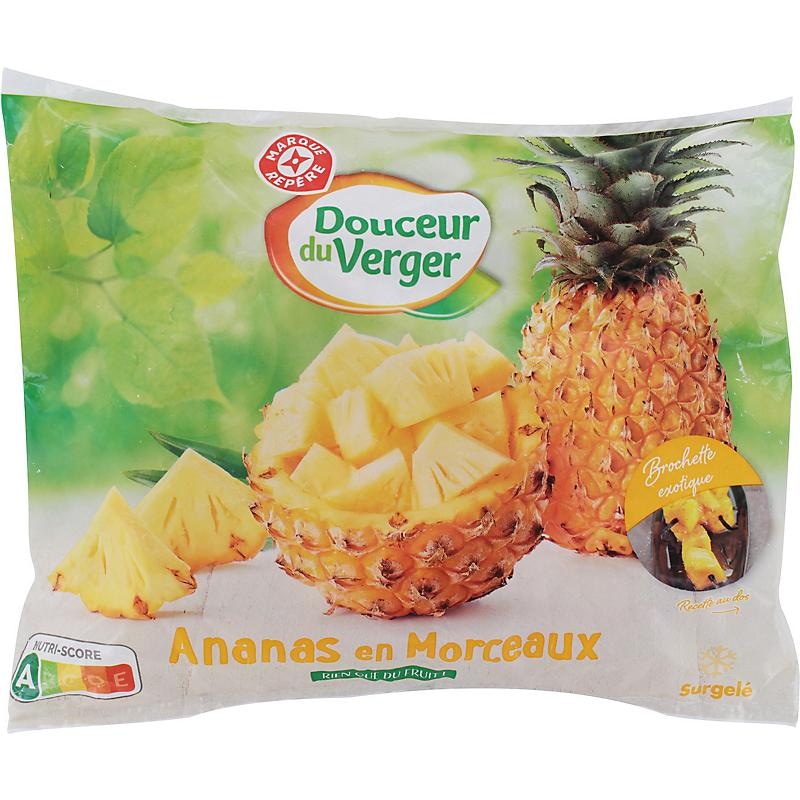 Mango ali ananas v koščkih 650 g - Akcija v trgovini E.Leclerc