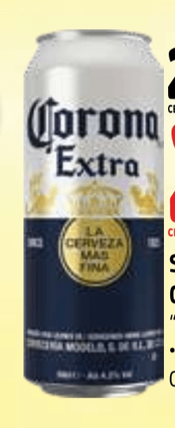 Svetlo pivo Corona Extra 0,5 l - Akcija v trgovini E.Leclerc