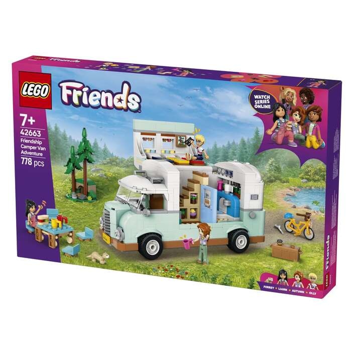 Pustolovščina z avtodomom prijateljstva 765 kock LEGO Friends - Akcija v trgovini Baby Center