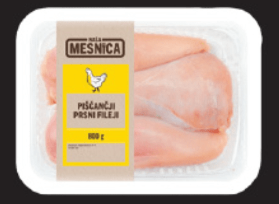 Sveži piščančji prsni fileji 800 g Naša mesnica - Akcija v trgovini Lidl