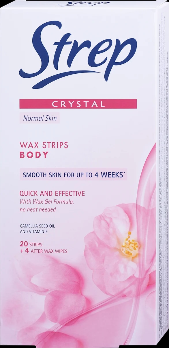 Strep Crystal depilacijski trakovi za telo 20 kosov - Akcija v trgovini Dm