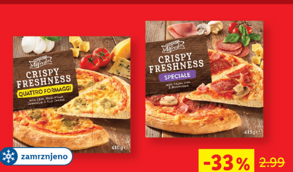 TRATTORIA ALFREDO Pica s svežim testom 410/415 g - Akcija u trgovini Lidl