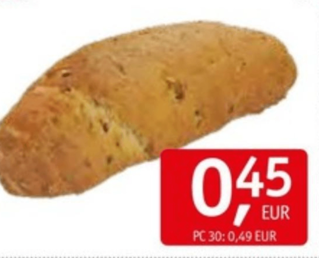 Mini temna bagueta 120 g - Akcija v trgovini Jager