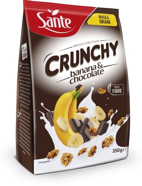 Kosmiči Crunchy Santé 350 g - Akcija v trgovini Mercator