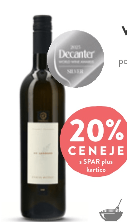 Vino Rumeni Muškat 0,75 l Frešer - Akcija v trgovini Spar