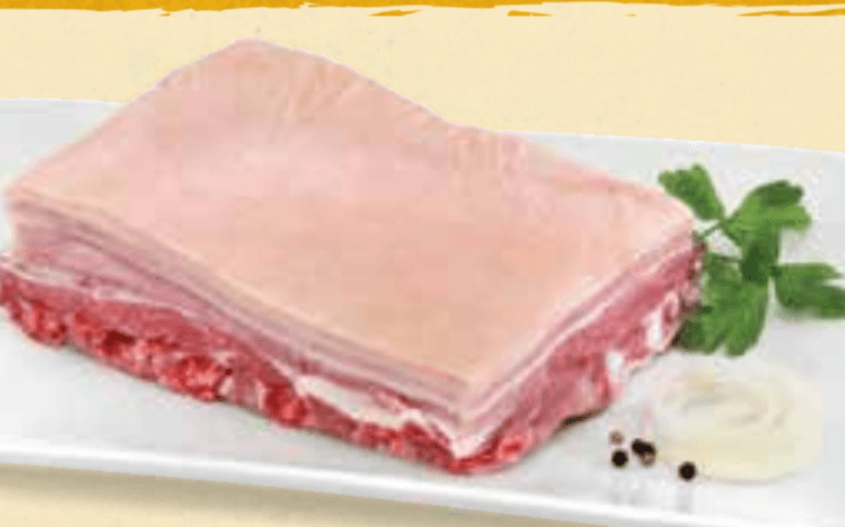 Svinjska rebra s slanino in kožo - Akcija v trgovini Tuš