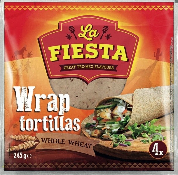 Pšenične tortilije Wrap La Fiesta 245 g - Akcija v trgovini E.Leclerc
