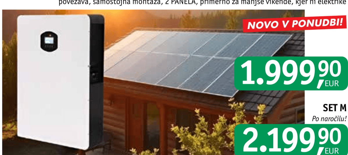 Solarna elektrarna Mura - SET S - Akcija v trgovini Jager