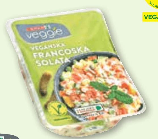Francoska Solata 250 g SPAR veggie - Akcija v trgovini Spar