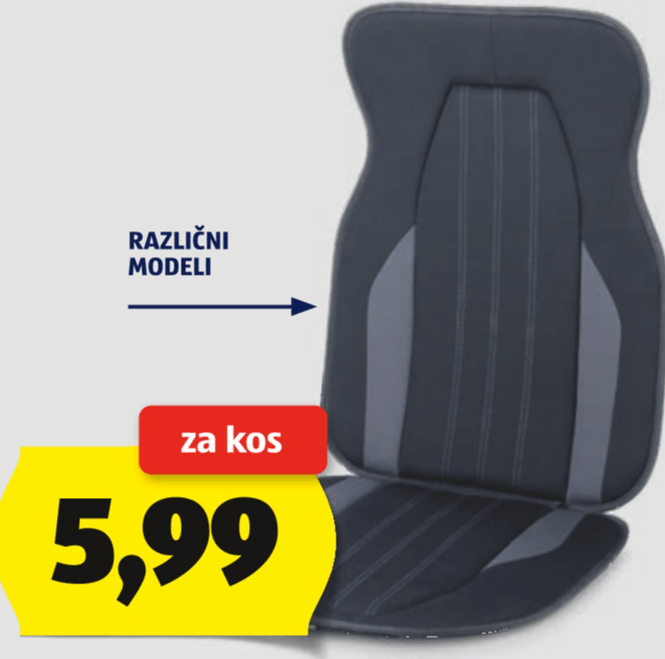 Prevleka za avtomobilski sedež RIDE + GO - Akcija v trgovini Hofer