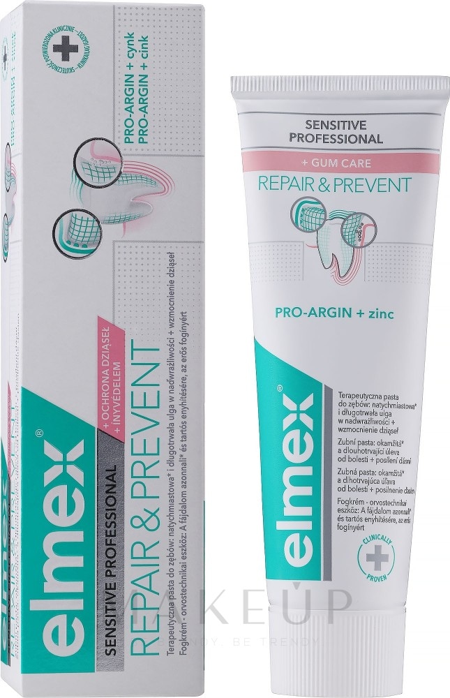 Elmex Sensitive Professional + Gum Care Repair & Prevent zobna krema 75 ml - Akcija v trgovini Dm