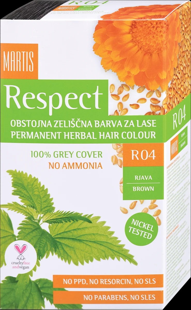 Respect obstojna zeliščna barva za lase - Akcija v trgovini Dm
