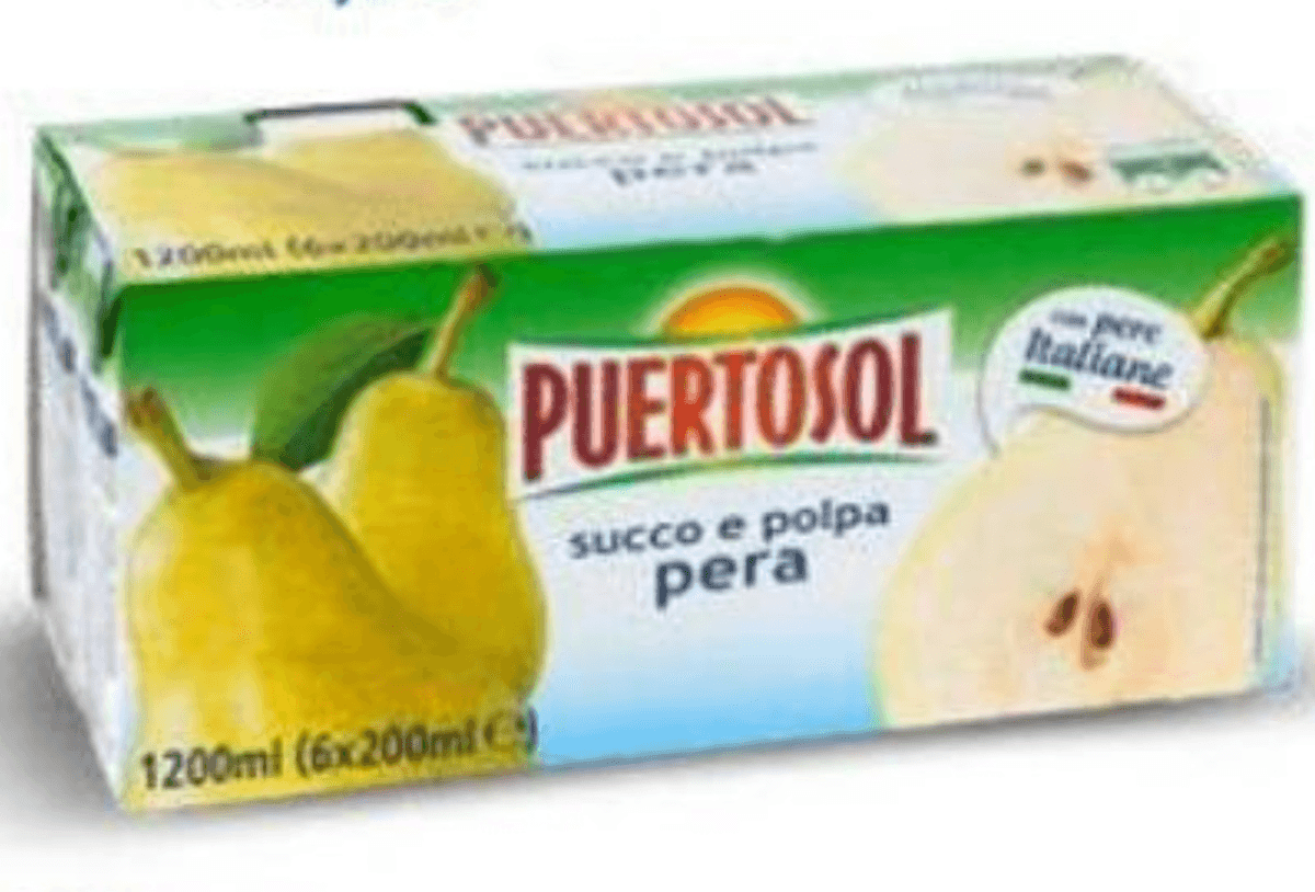 Hruškov nektar 6 x 200 ml Puertosol - Akcija v trgovini Eurospin