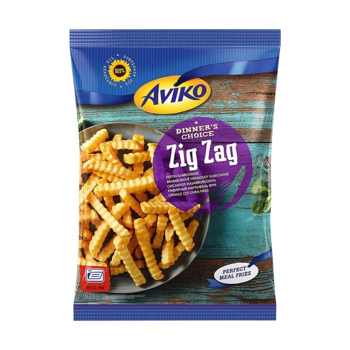 Krompirček Zig Zag 1 kg - Akcija v trgovini E.Leclerc