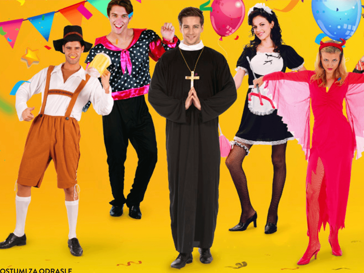 Kostumi za odrasle - Akcija v trgovini Spar