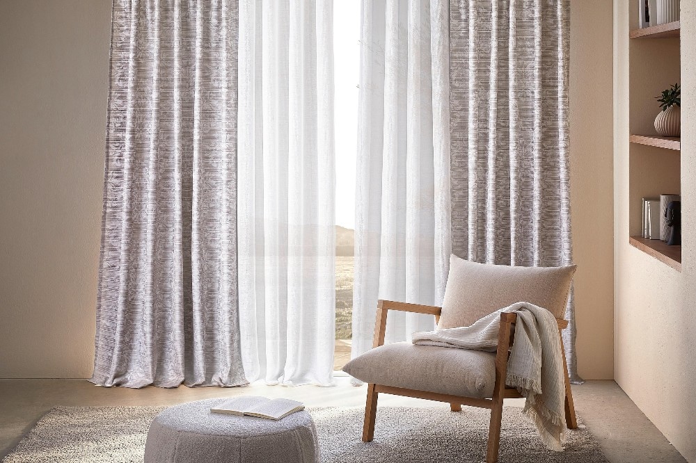 Metražne in dekorativne zavese - Akcija v trgovini Lesnina