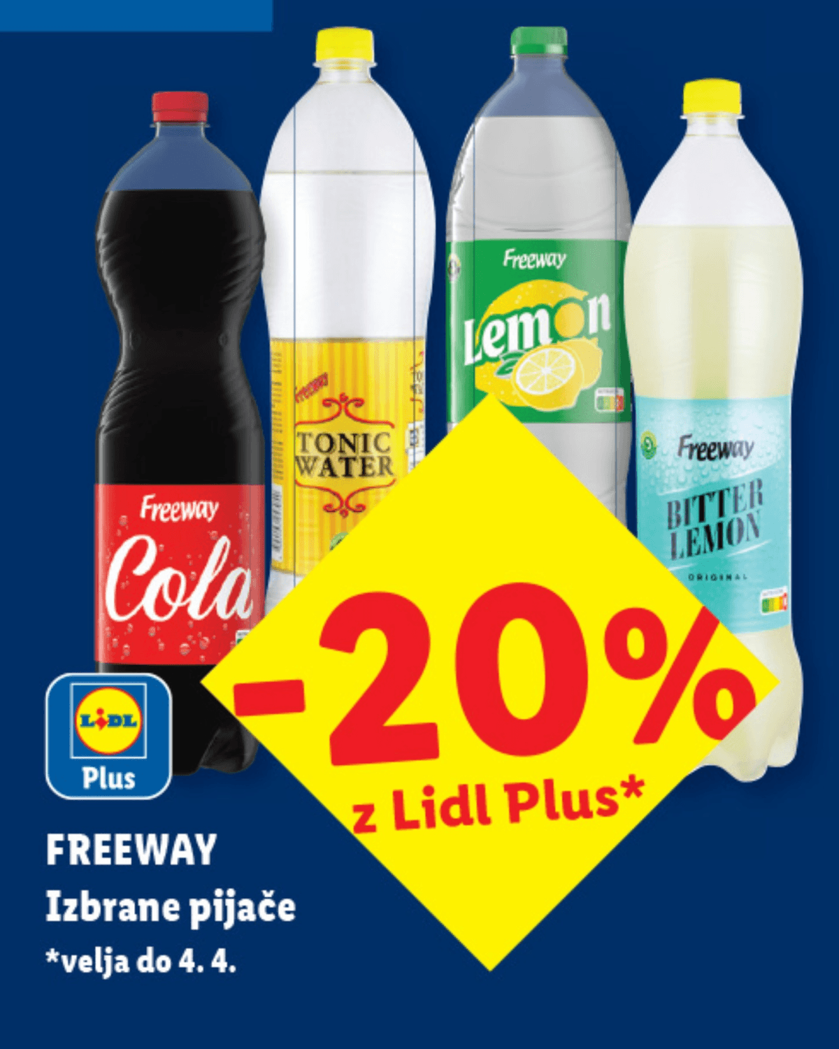 Freeway Izbrane pijače - Akcija v trgovini Lidl